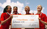 First Place Giant Check