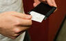 Pulling Business Card out of Wallet
