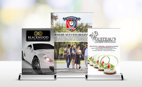 Table Top Retractable Banner