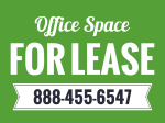 Office Space for Lease Yard Sign 24X18
