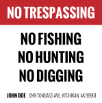 No Trespassing